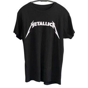 Metallica Shirt Black Size M Heavy Metal Band Tee